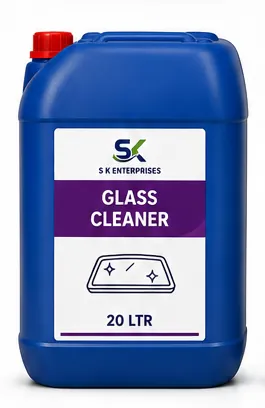 S K Enterprises Glass Cleaner 20 litre — an example of a finished product built from raw chemical concentrates